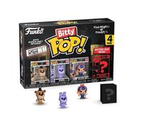 Funko Bitty Pop! Five Nights at Freddy's (FNAF) - Freddy 4PK - Freddy, Bonnie, Balloon Boy et Une Mini-Figurine Mystère en Surprise - 2.2 Cm Collectionnable - Étagère Empilable Incluse