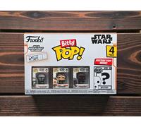 Funko Bitty Pop! 4 Pack: Star Wars - Mandalorian, Kuiil, Offworld Jawa | Goodies Officiels Science-Fiction - Mini Figurines 2,2 cm avec Présentoir - Déco Gâteau, Pochette Surprise et Petit Cadeau