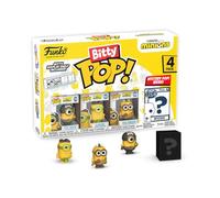 Funko Bitty Pop! Minions - Eye Matie 4PK - Eye, Matie, Cro-Minion, Au Naturel et Une Mini-Figurine Mystère en Surprise - 2.2 Cm - Minions 2 Collectionnable - Étagère Empilable Incluse