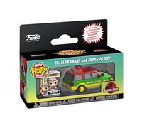 Figurine Funko Bitty Pop Rides Jurassic Park Dr. Alan Grant and Jurassic SUV