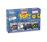 Funko Bitty Pop! Spider-Man - Miles Morales 4pket Une Mini-Figurine Mystère en Surprise - 2.2 Cm - Marvel Comics Collectionnable