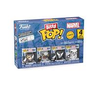 Funko Bitty Pop! Spider-Man - Venom - 4 Pack - 1 Chance sur 6 D'avoir Une Variante Rare Chaseet Une Mini-Figurine Mystère en Surprise