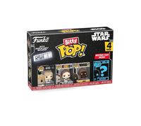 Funko Bitty Pop Star Wars Luke 4Pk Avec Boîte D'Affichage Incluse Figurine 0,75"