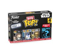 Funko Bitty Pop Star Wars Pack 4 Princesse Leia/R2-D2/C-3PO/Figurine Mystérieuse