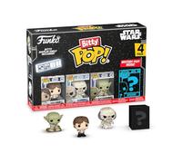 Funko Bitty Pop SW - Han 4pket Une Mini-Figurine Mystère en Surprise - 2.2 Cm - Star Wars Collectionnable - Étagère Empilable Incluse - Idée de pour Sac Surprise de Fête