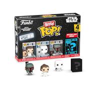 Funko Bitty Pop SW - Leia 4pket Une Mini-Figurine Mystère en Surprise - 2.2 Cm - Star Wars Collectionnable - Étagère Empilable Incluse - Idée de pour Sac Surprise de Fête
