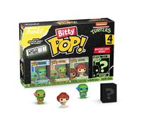 Funko Bitty Pop! Teenage Mutant Ninja Turtles - Leonardo, Michelangelo, April O’Neil et Une Mini-Figurine Mystère en Surprise - 2.2 Cm - TMNT Collectionnable - Étagère Empilable Incluse - TV Fans