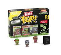 Funko Bitty Pop! Teenage Mutant Ninja Turtles - Splinter, Raphael, Rocksteady et Une Mini-Figurine Mystère en Surprise - 2.2 Cm - TMNT Collectionnable - Étagère Empilable Incluse - Idée de Cadeau