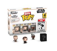 Funko Bitty Pop! The Mandalorian - Cobb Vanth, Fennec Shand, Boba Fett et Un Personnage mystère - 2,2 cm - Objet de Collection - Idée Cadeau - Décoration de gâteau