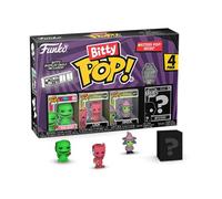 Funko Bitty Pop! The Nightmare Before Christmas - Oogie Boogie 4PK - Oogie Boogie, Lock, Shock et Une Mini-Figurine Mystère en Surprise - 2.2 Cm Collectionnable - Étagère Empilable Incluse