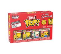 Funko Bitty Pop! The Simpsons - Bart - 4 Pack - 1 Chance sur 6 D'avoir Une Variante Rare Chaseet Une Mini-Figurine Mystère en Surprise