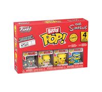 Funko Bitty Pop! The Simpsons - Scratchy - 4PKet Une Mini-Figurine Mystère en Surprise - 2.2 Cm Collectionnable - Étagère Empilable Incluse