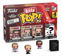 Funko Bitty Pop ! WWE - Bret Hit Man Hart™, Bitty Pop ! Shawn Michaels, Bitty Pop ! Mean Gene Okerlund™, et Une Figurine Bitty Pop ! mystère - 0,9 Pouce (2,2 cm) à Collectionner - Idée Cadeau