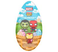 FUNKO - Blister de 3 figurines Pocket POP Marvel avec Spiderman, Hulk et Iron Man - Édition Pâques - Taille 3,75 cm