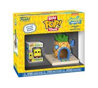 Funko Bob L'Éponge Bob l'Éponge avec Maison Ananas (Bitty Pop! Town) Pop! Unisexe Pop! Standard