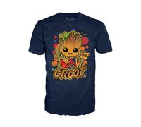 Funko Boxed Tee: Groot Shorts - Groot - T-Shirt - Vêtements - Idée de à Manches Courtes pour Les Adultes Les Hommes et Les Femmes - Produits Officiels - Movies Fans