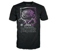 Funko Boxed Tee: Marvel - Black Panther - Medium - T-Shirt - Vêtements - Idée de à Manches Courtes pour Les Adultes Les Hommes et Les Femmes - Produits Officiels - Movies Fans