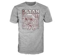 Funko Boxed Tee: Marvel - Stan Lee - Medium - T-Shirt - Vêtements - Idée de à Manches Courtes pour Les Adultes Les Hommes et Les Femmes - Produits Officiels Fans