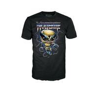 Funko Boxed Tee: Marvel: Wolverine: L - Large - (L) - T-Shirt - Vêtements - Idée de à Manches Courtes pour Les Adultes Les Hommes et Les Femmes - Produits Officiels Fans