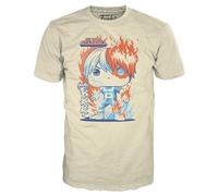 Funko Boxed Tee: My Hero Academia (MHA) - Todoroki - Medium - T-Shirt - Vêtements - Idée de à Manches Courtes pour Les Adultes Les Hommes et Les Femmes - Produits Officiels Fans