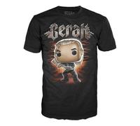 Funko Boxed Tee: Witcher - Geralt - Medium - The Witcher - Le Sorceleur - T-Shirt - Vêtements - Idée de à Manches Courtes pour Les Adultes Les Hommes et Les Femmes - Produits Officiels