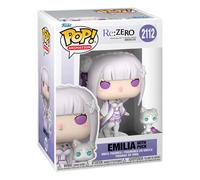Funko Figurine Pop & Buddy Re:Zero – Emilia avec Puck – Vinyle 9 cm