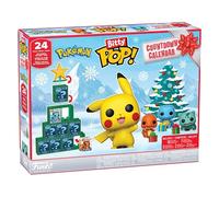 Funko Bitty Pop! Countdown Calendar: Pokemon - Calendrier de l’Avent - 24 Jours de Surprises - De Collection Vinyl Mini Figures - Boîte mystère - Idée Cadeau - Compte à rebours de Noël