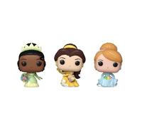 Funko Figurine en vinyle Pocket Pop! Carrot Disney – Cinderella, Bella et Tiana à collectionner