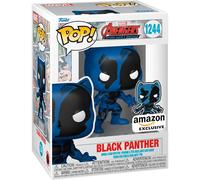 Funko - Figurine en vinyle Pop! Marvel A60 Black Panther avec broche émaillée - Exclusivité Amazon