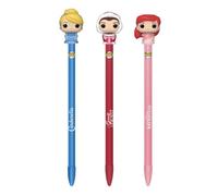 Funko Disney Princess Pop Chibi Lot de 3 stylos Cendrillon, Belle et Ariel