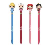 Funko Disney Princess Pop Chibi Lot de 4 stylos Cendrillon, Belle, Mulan et Ariel
