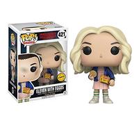 Funko – Figurine Pop! Vinyle Eleven (Eggos) Stranger Things – Chase + 1 protecteur PET #421/13318-B