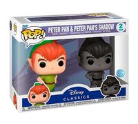 Funko Figurines en vinyle Disney Peter Pan avec ombre – Lot de 2, 9 cm
