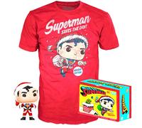 Funko Et T-shirt Exclusif Floqué à Manches Courtes Dc Comics Superman