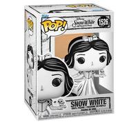 Figurine - FUNKO - Blanche Neige (Sketch) - Vinyle 9 cm - Niveaux de gris - Enfants 3 ans et plus