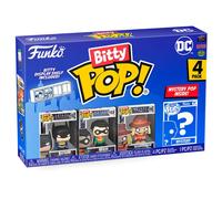 Funko - Figurine Bitty Pop! DC - Batman, Robin, Scarecrow + mini mystère - 2,2cm - Étagère empilable