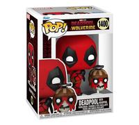 Funko Figurine Pop Deadpool & Wolverine – Deadpool avec Headpool 10 cm