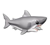 Funko Figurine vinyle Jaws Oversized – Avec bouteille de plongée – 15 cm – Gris Enfants
