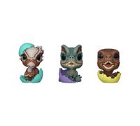 Funko Pocket Pop! Egg: Jurassic Park - Dinos - 3 Pack - Dilophosaurus - Stygimoloch - Velociraptor