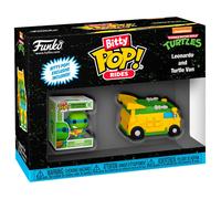 Figurine Bitty Pop! Ride Tortues Ninjas Leonardo Avec Le Van