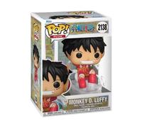 Funko Figurine vinyle POP Plus One Piece Monkey D. Luffy Egghead 9 cm Base translucide tourbillon