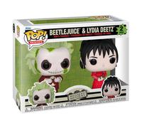 Funko Figure Pop! Beetlejuice 2 Animation Vinyl 2 Pack & Lydia Deetz Mini 9 Cm