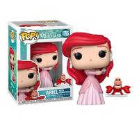 Funko – Figurine Pop! & Buddy en vinyle La Petite Sirène Ariel avec Sebastian – Produit officiel