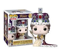 Funko - Figurine Pop! Premium - Queen Elizabeth II (Coronation) - Vinyle - Produit officiel