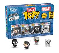 Funko Bitty Pop! Pack 4 Spider-Man – Venom – 1 chance sur 6 Variante Chase et Mini-figurine mystère