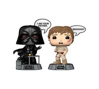 Funko Figurine Pop! Star Wars – Darth Vader & Luke Skywalker – Pack de 2 – Noir