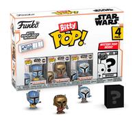 Funko Pack 4 Bitty Pop! Star Wars The Mandalorian – Heavy Infantry/Armorer/Bo-Katan/mystère 2,2 cm