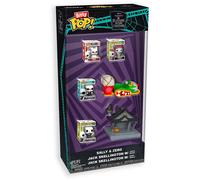 Funko – Starter Set Bitty Pop Figurines – L'étrange Noël de M. Jack – 6 pièces (Jack, Sally, Zero)