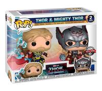 Funko – Figurines Pop! Thor : Love and Thunder – Thor & Mighty Thor – Pack 2 – Édition spéciale
