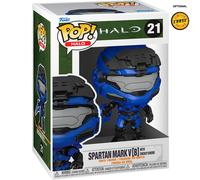 Funko – Figurine Pop! Halo Infinite Spartan Mark V B – avec épée bleue – Chase 1/6